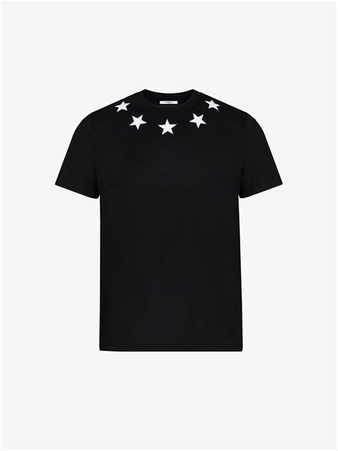 givenchy stars t-shirt|givenchy t shirt with holes.